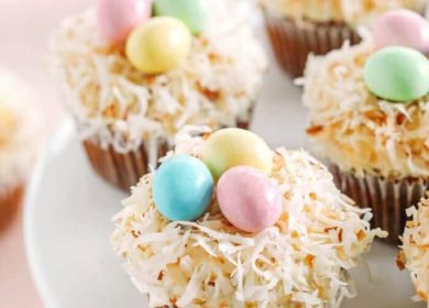 Bird’s Nest Carrot Cake Cupcakes