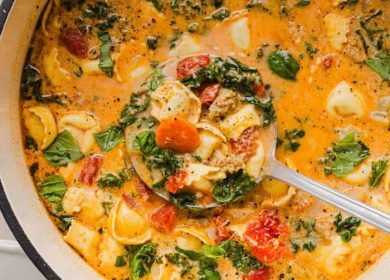 Creamy Tortellini Soup Recipe