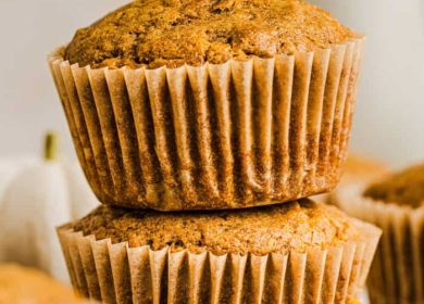 Whole Wheat Pumpkin Muffins