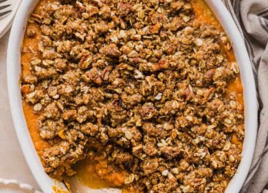 Healthy Sweet Potato Casserole